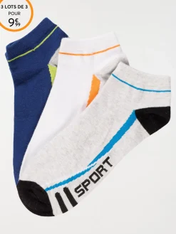 Lot 3 paires chaussettes sport homme