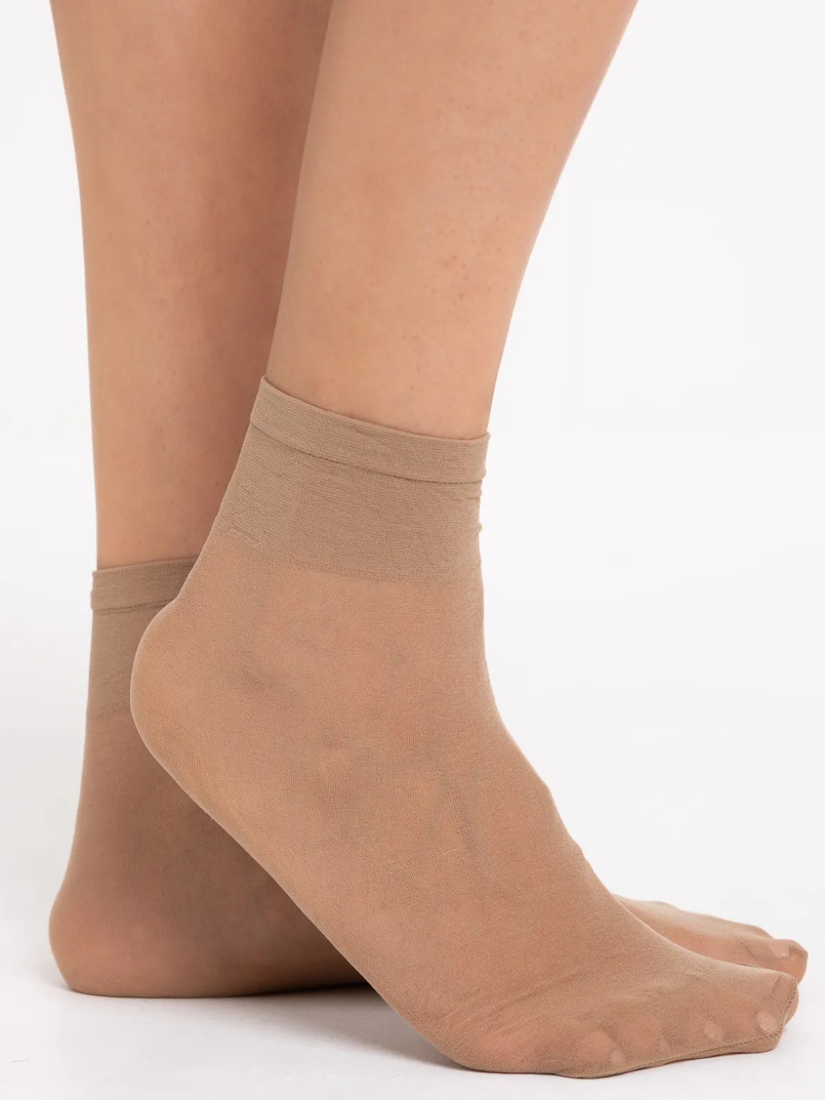 Lot 3 socquettes mousse 20 deniers femme