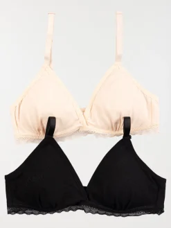 Lot 2 soutiens-gorge triangles fille
