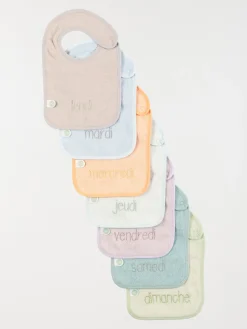 Lot de 7 bavoirs bébé