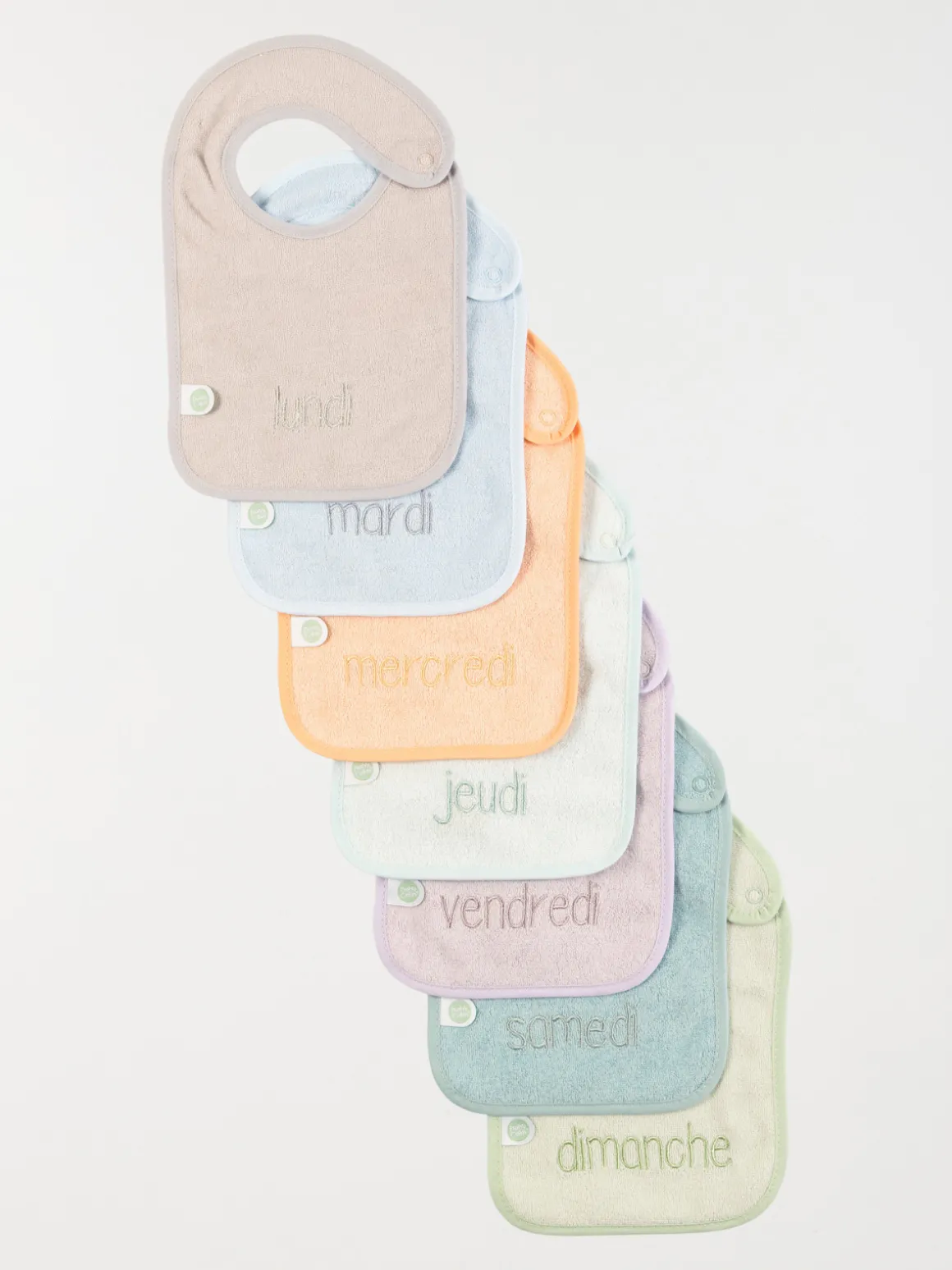 Lot de 7 bavoirs bébé