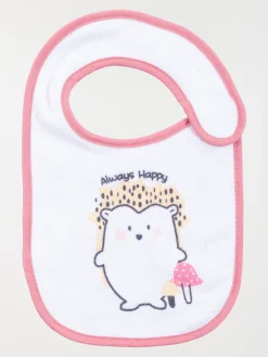Lot de 5 bavoirs multicolores bébé