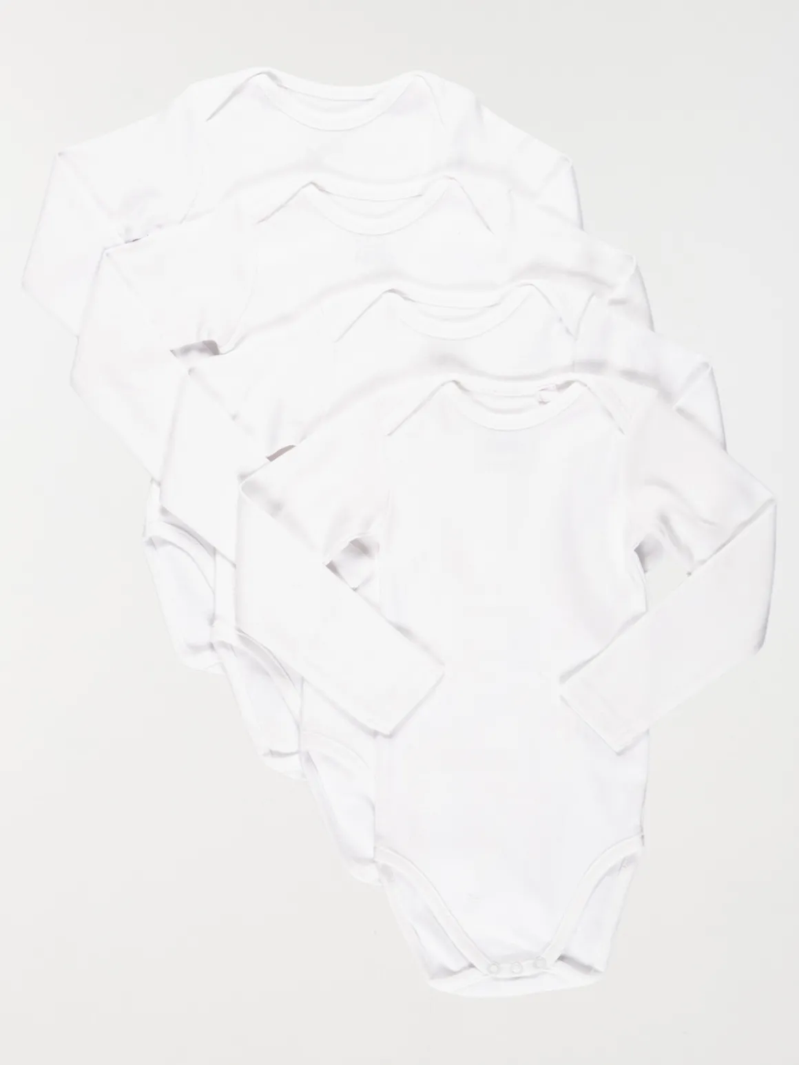 Lot de 4 bodies blancs bébé (3-24M)