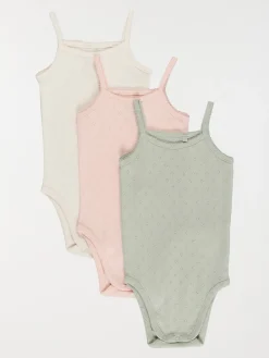 Lot de 3 bodies bretelles fille (3-24M)