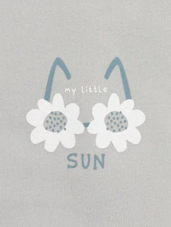 Lot de 3 bodies fleur fille (3-24M)
