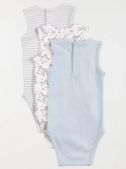 Lot de 3 bodies garçon marcels (3-24M)