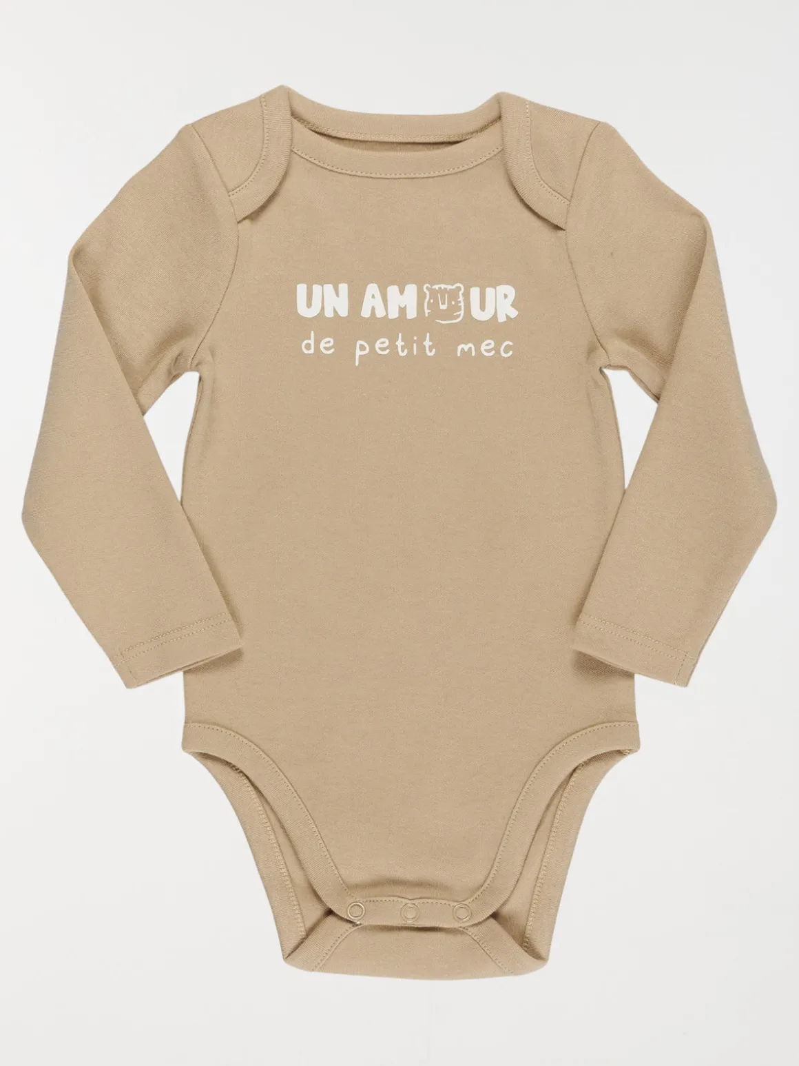 Lot de 3 bodies imprimés garçon (3-24M)