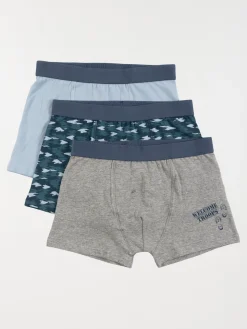Lot de 3 boxers camouflage garçon