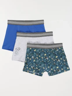 Lot de 3 boxers espace garçon