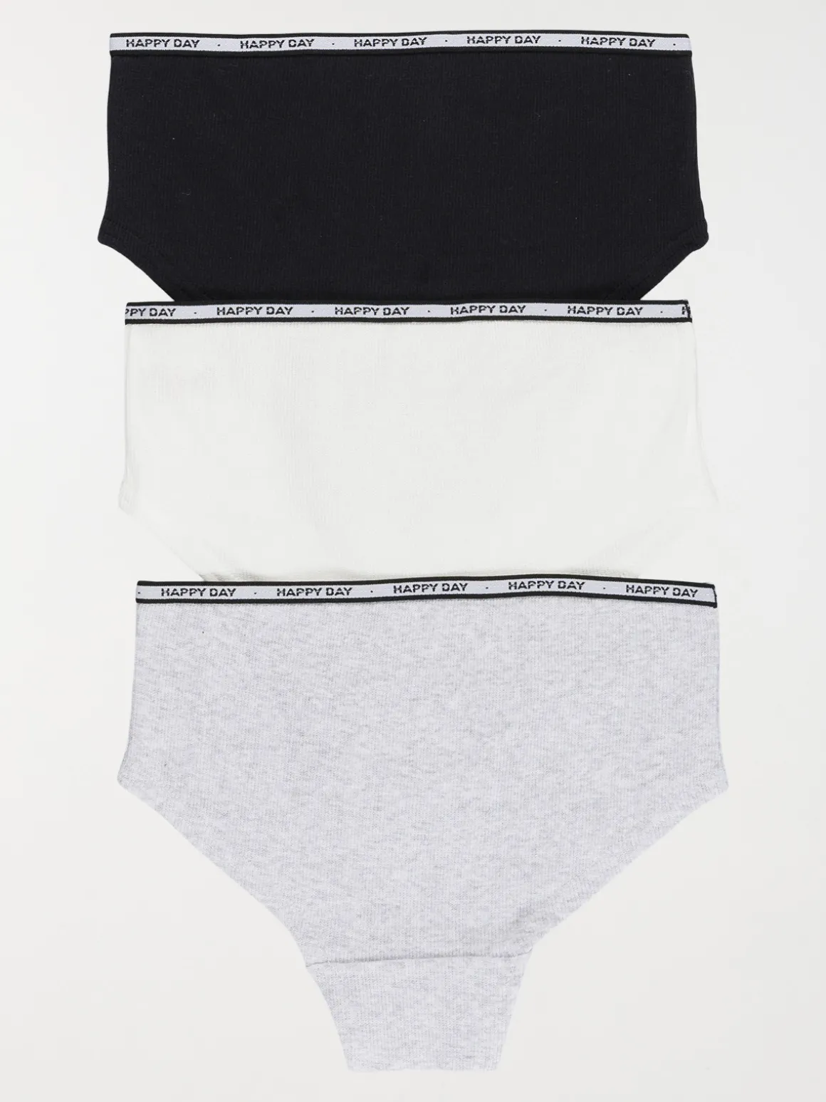 Lot de 3 boxers happy day fille