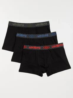 Lot de 3 boxers noir Umbro