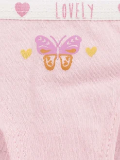 Lot de 3 boxers papillon fille