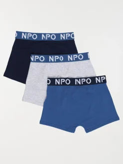 Lot de 3 boxers uni garçon