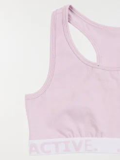 Lot de 2 brassières fille dos nageur