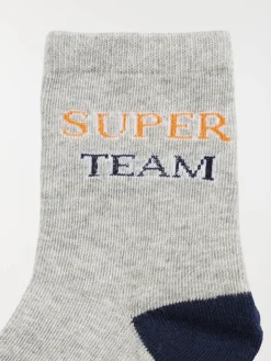 Lot de 5 chaussettes football garçon