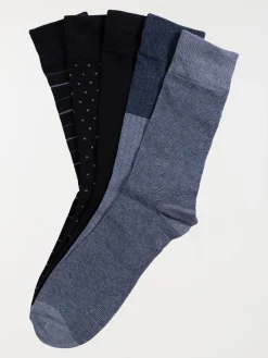 Lot de 5 chaussettes homme fantaisies