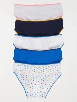 Lot de 5 culottes collège fille