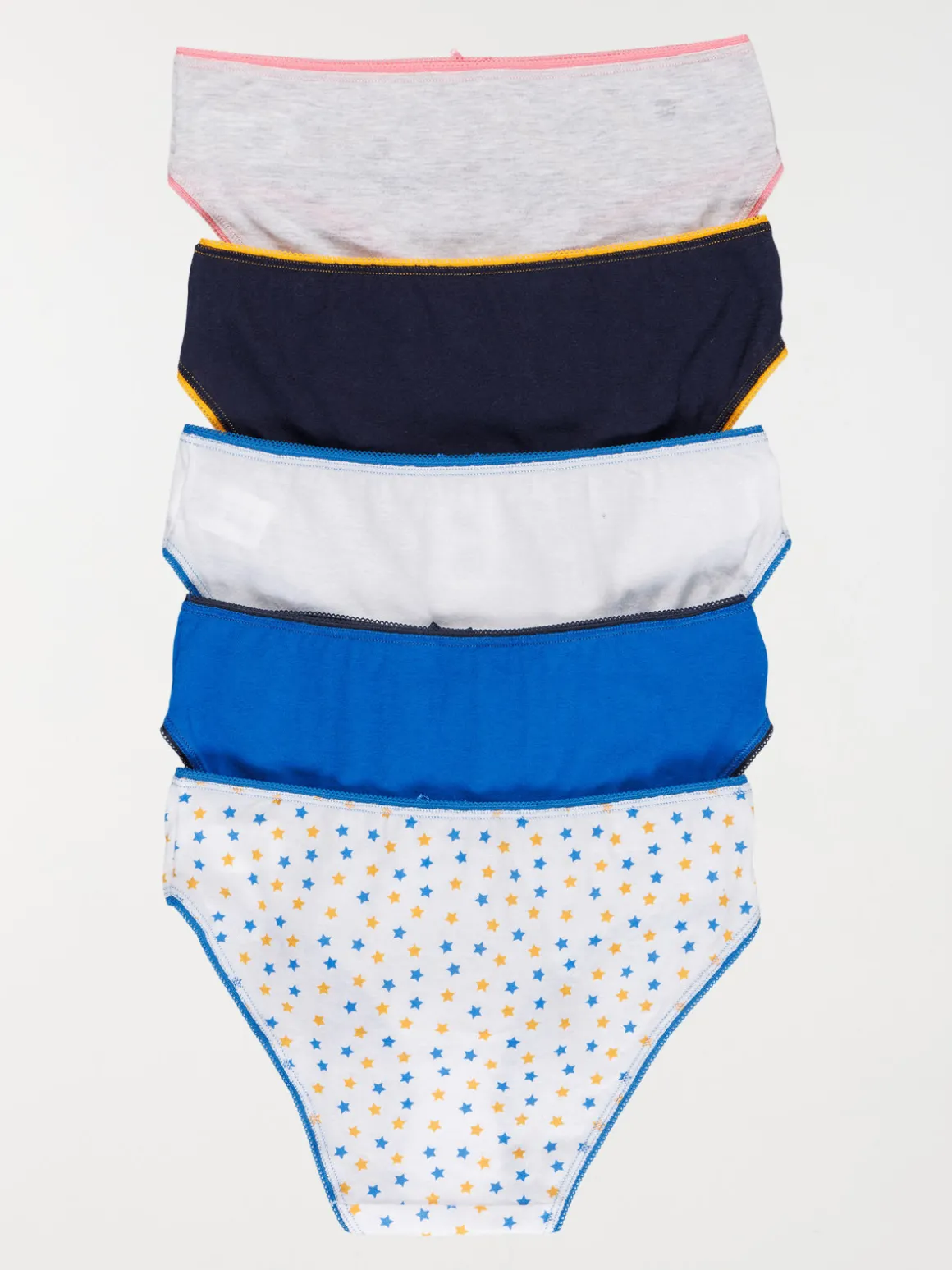 Lot de 5 culottes collège fille