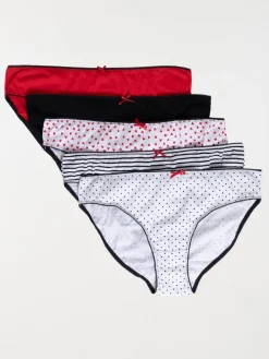 Lot de 5 culottes motifs femme (S-XL)