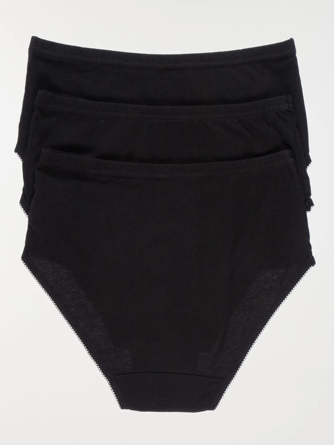 Lot de 3 culottes taille haute femme