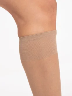 Lot de 4 mi-bas mousse 20D beige femme