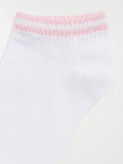 Lot de 5 paires chaussettes basses fille
