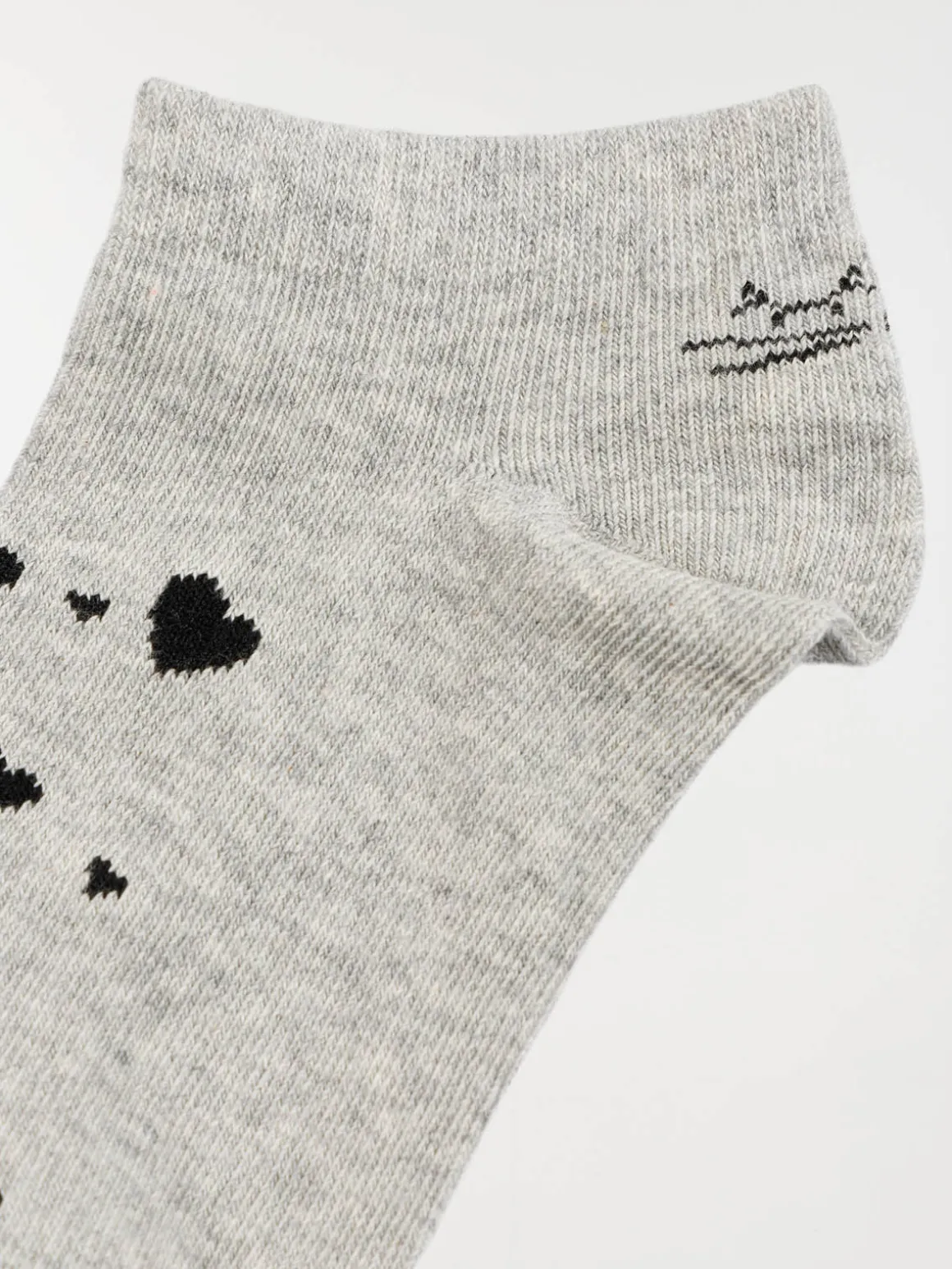 Lot de 3 paires chaussettes chat femme