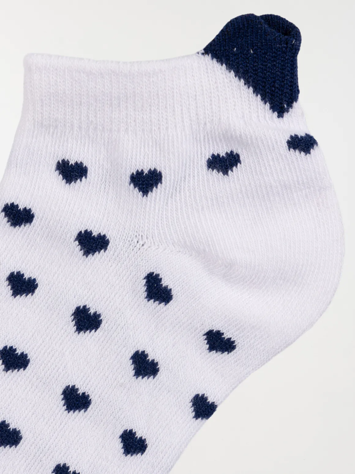Lot de 3 paires chaussettes coeur femme