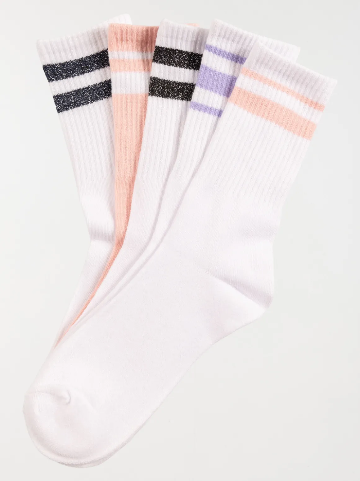 Lot de 5 paires chaussettes fille