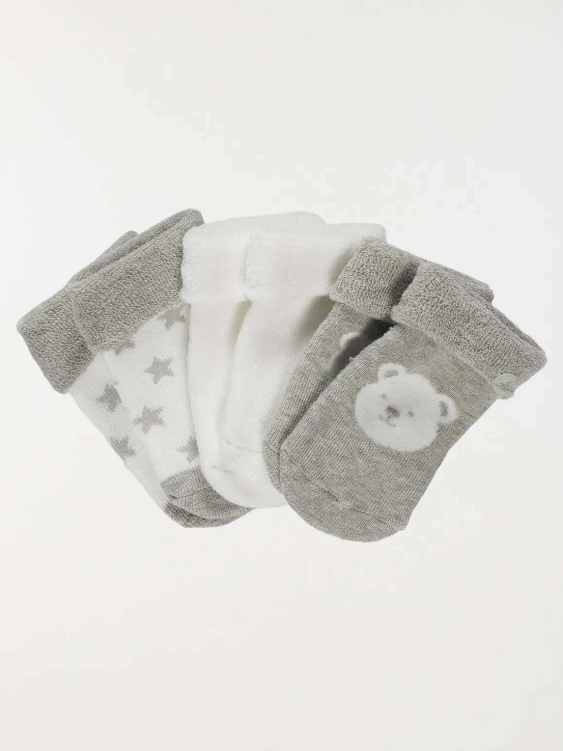 Lot de 3 paires chaussettes bébé