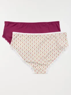 Lot de 2 shorties femme (S-XL)