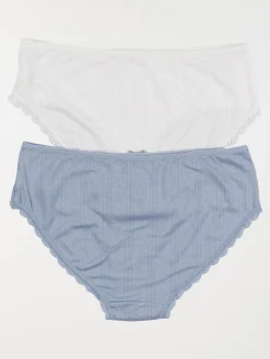 Lot de 2 shorties femme (S-XL)