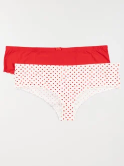 Lot de 2 shorties grande taille femme