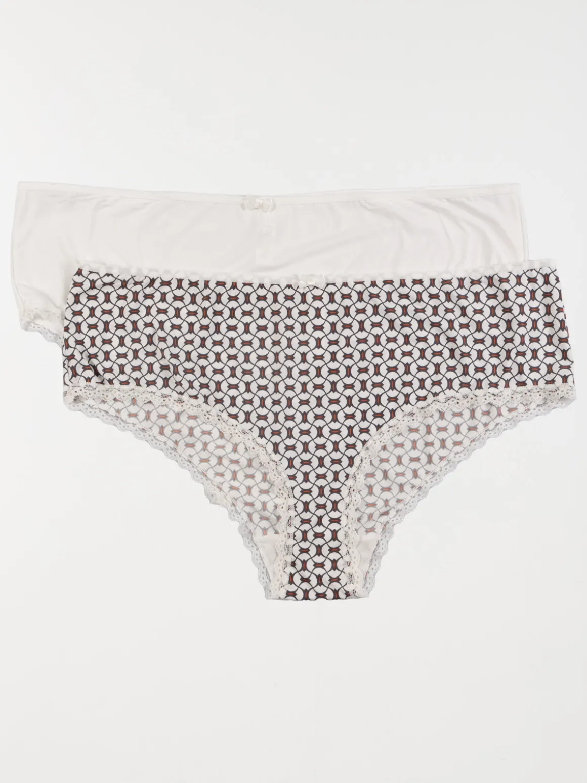 Lot de 2 shorties imprimé femme (44-54)