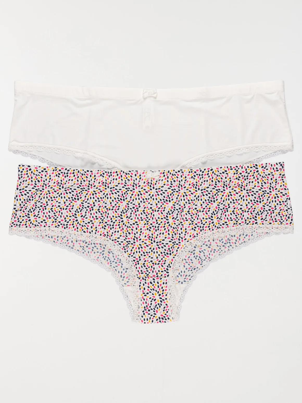 Lot de 2 shorties imprimé femme