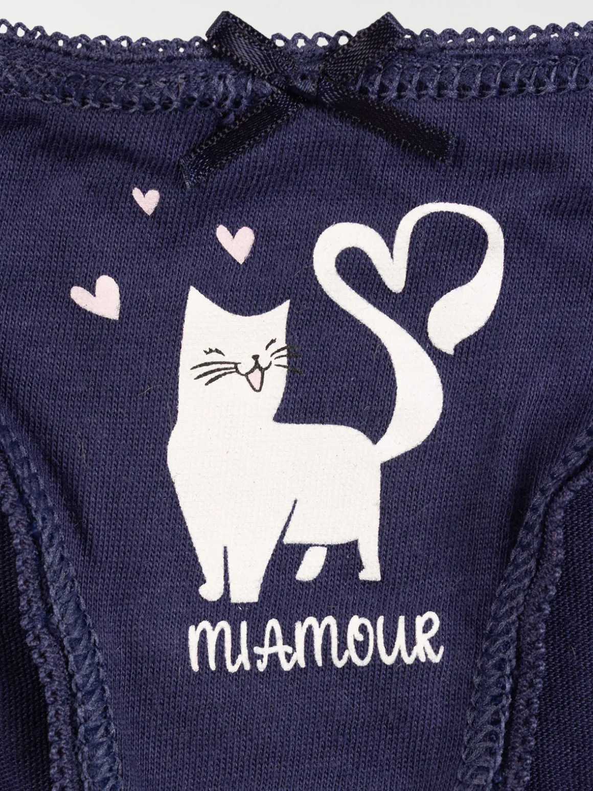 Lot de 5 slips chat fille