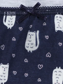 Lot de 5 slips chats fille