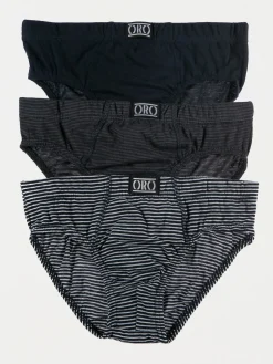 Lot de 3 slips homme coloris marine