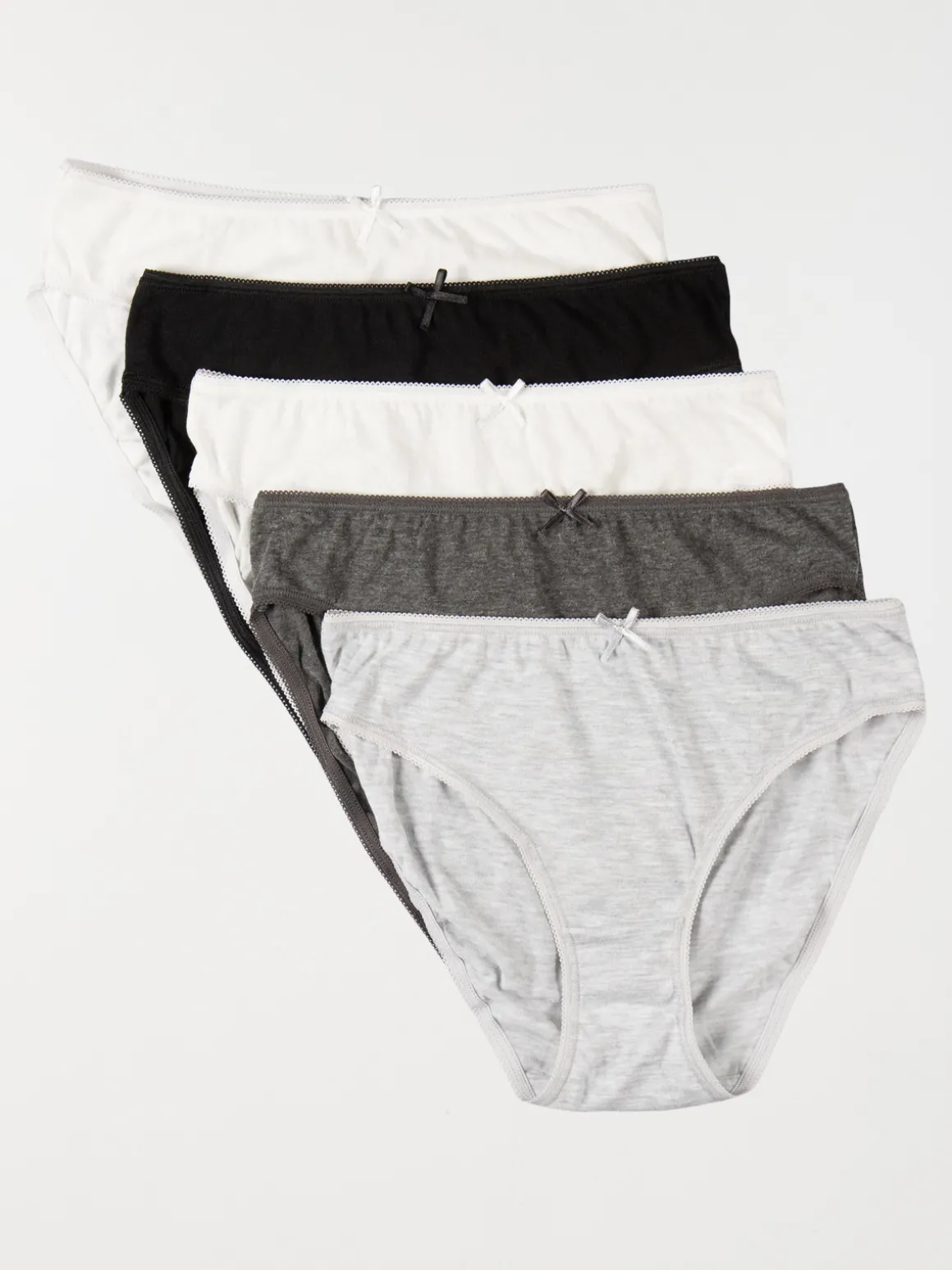 Lot de 5 slips multicolores femme