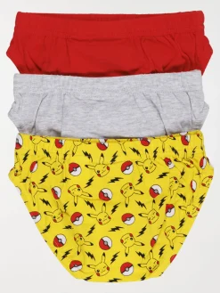 Lot de 3 slips Pokémon garçon