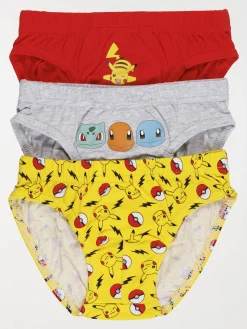 Lot de 3 slips Pokémon garçon