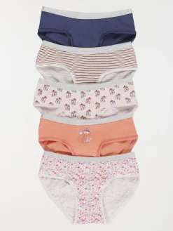 Lot de 5 slips renard fille