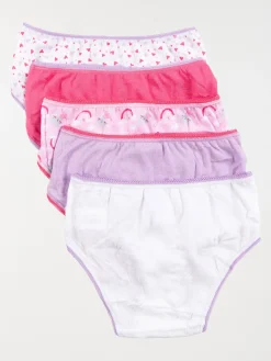 Lot de 5 slips souris fille