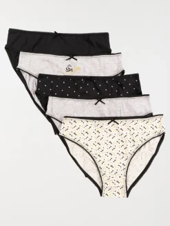 Lot de 5 slips star fille