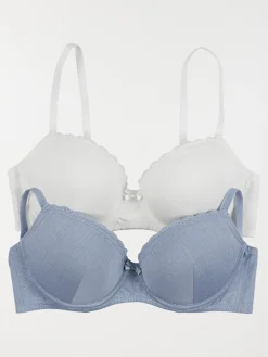 Lot de 2 soutiens-gorge femme (85B-95E)