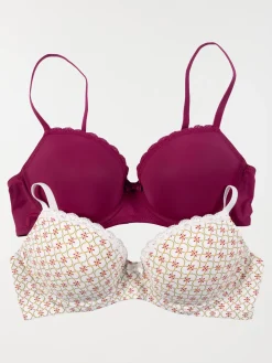Lot de 2 soutiens-gorge femme (85B-95E)