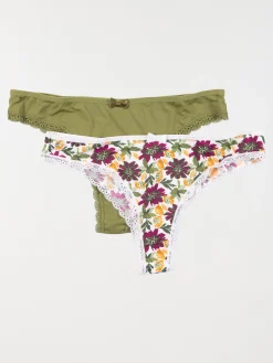 Lot de 2 tangas femme (S-L)