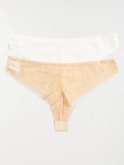 Lot de 2 tangas femme (S-XL)
