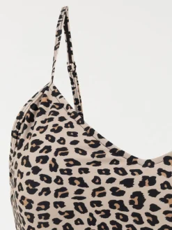 Maillot de bain 1 pièce léopard femme