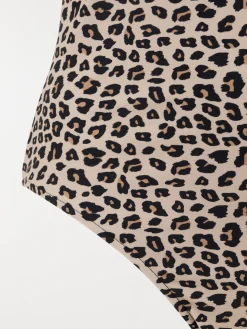 Maillot de bain 1 pièce léopard femme